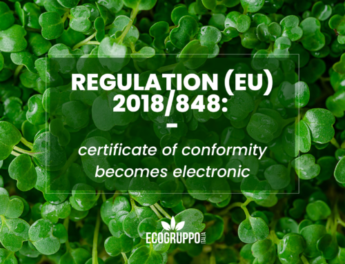 REGULATION (EU) 2018/848: certificate of conformity becomes electronic